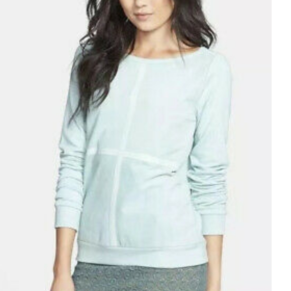 Bailey44 Katherine suede front sweatshirt